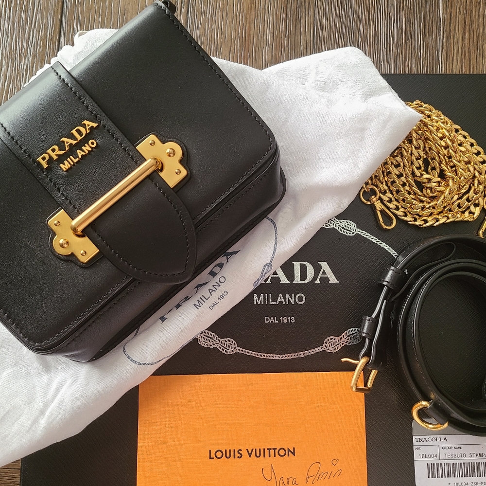 PRADA convertible belt/shoulder bag